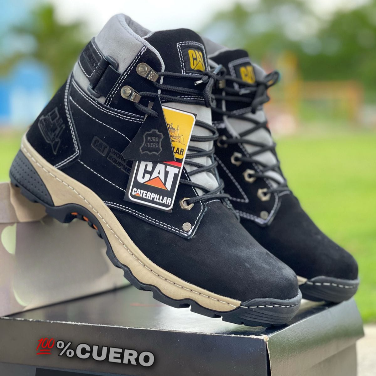 caterpillar originales botas hombre color negro oscuro Comprar en tienda onlineshoppingcenterg Colombia centro de compras en linea
